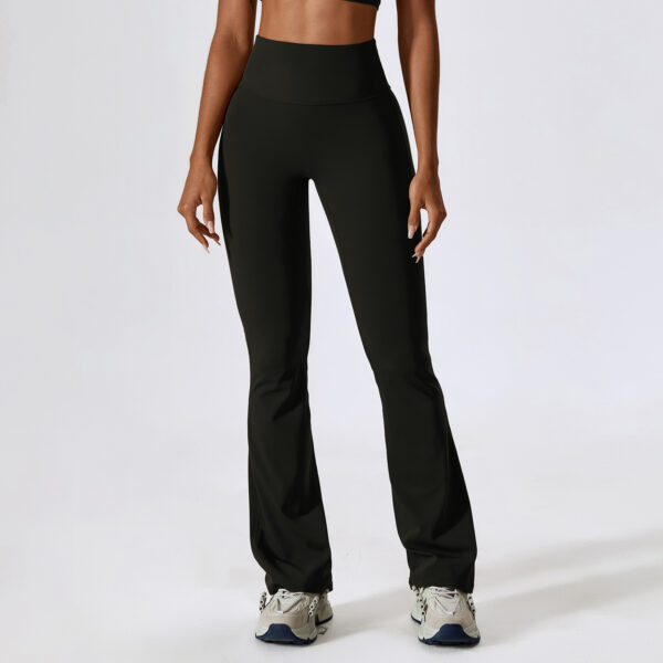 Chic Comfort: High Waist Hip Lifting Yoga Bell Bottom Pants-AstonSienna