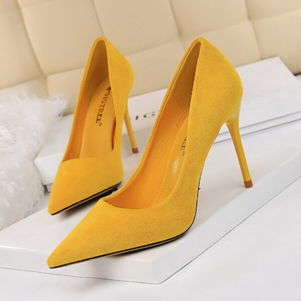 Step Out in Elegance with Our Suede Stiletto Heels