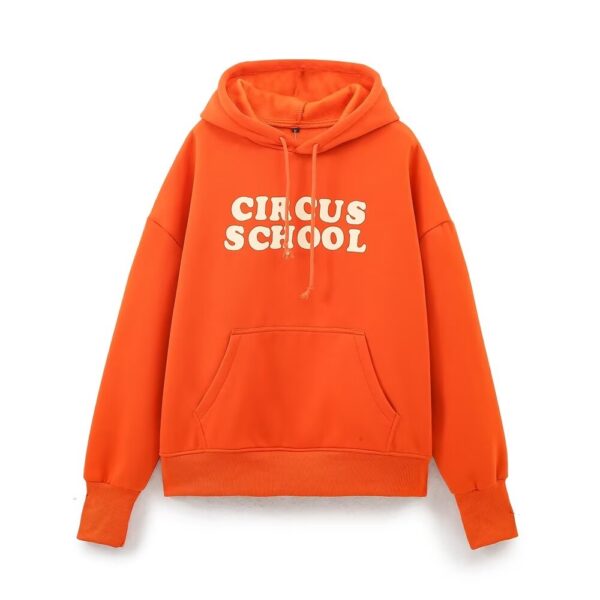 Kissing Booth: Embrace Western Chic with Our All-Match Hooded Sweatshirt