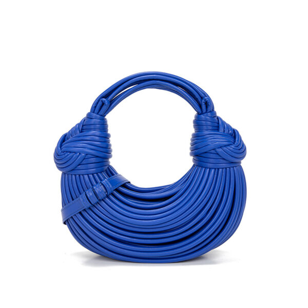 Chic and Unique: Hand Woven Crescent Noodles Bag - Image 2
