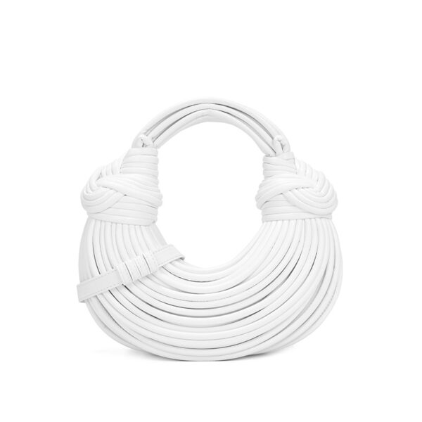 Chic and Unique: Hand Woven Crescent Noodles Bag - Image 3