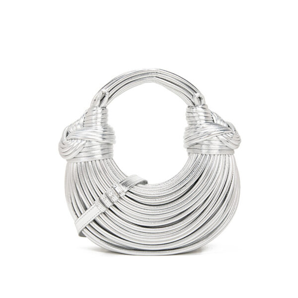Chic and Unique: Hand Woven Crescent Noodles Bag - Image 5