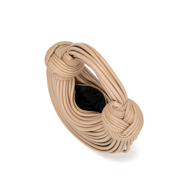 Chic and Unique: Hand Woven Crescent Noodles Bag - Image 7