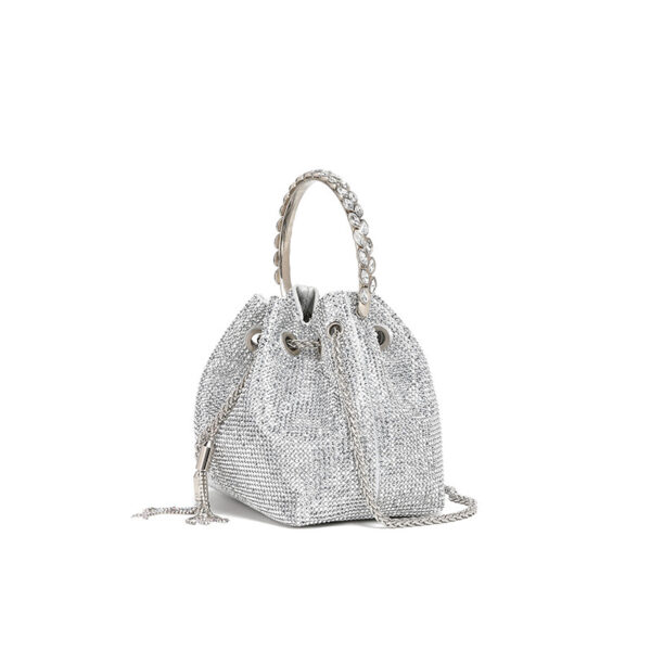 Shine Bright with Our Rhinestone Premium Dinner Handbag - Image 3