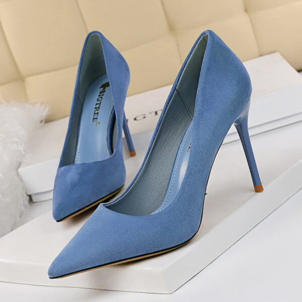 Step Out in Elegance with Our Suede Stiletto Heels