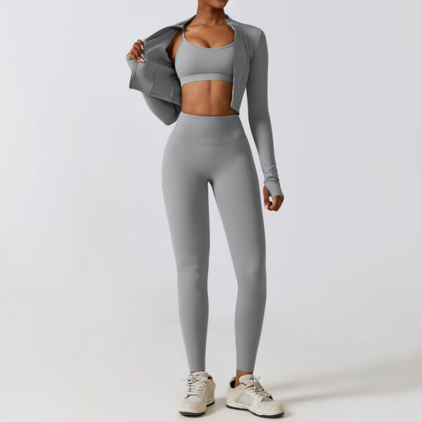 Sleek Essentials: Autumn Winter Quick Drying Yoga Set-Aston Sienna