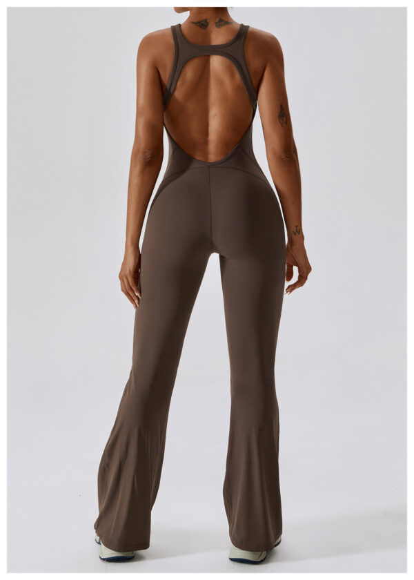 Fluid Motion: Quick Drying Yoga Jumpsuit-Aston Sienna