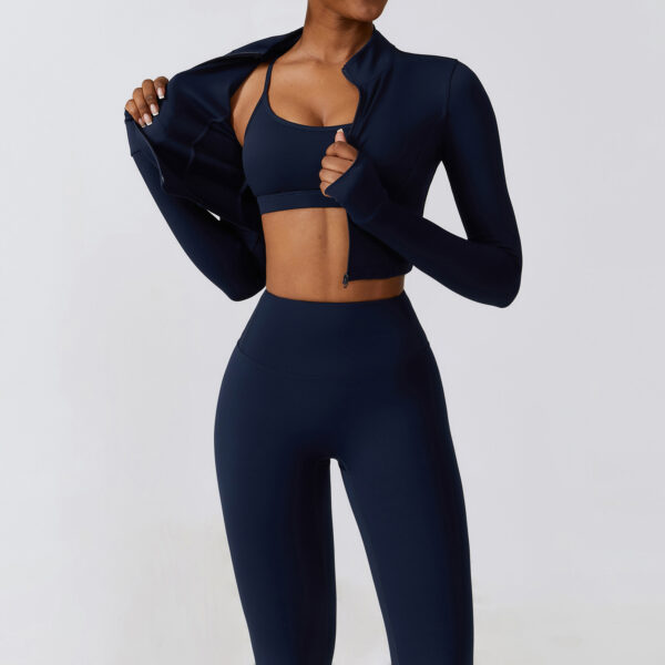 Sleek Essentials: Autumn Winter Quick Drying Yoga Set-Aston Sienna