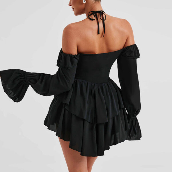 Make a Statement with This Sexy Halter Ruffled Romper