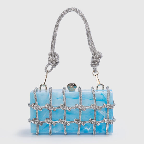 Chic and Practical: Transparent Storage Box Square Bag