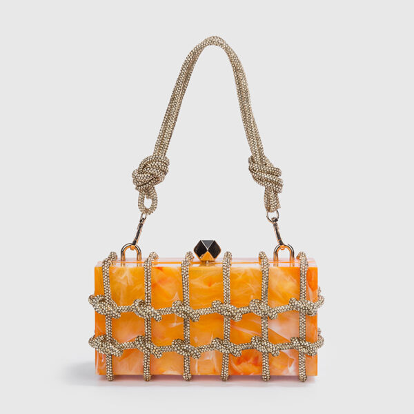 Chic and Practical: Transparent Storage Box Square Bag