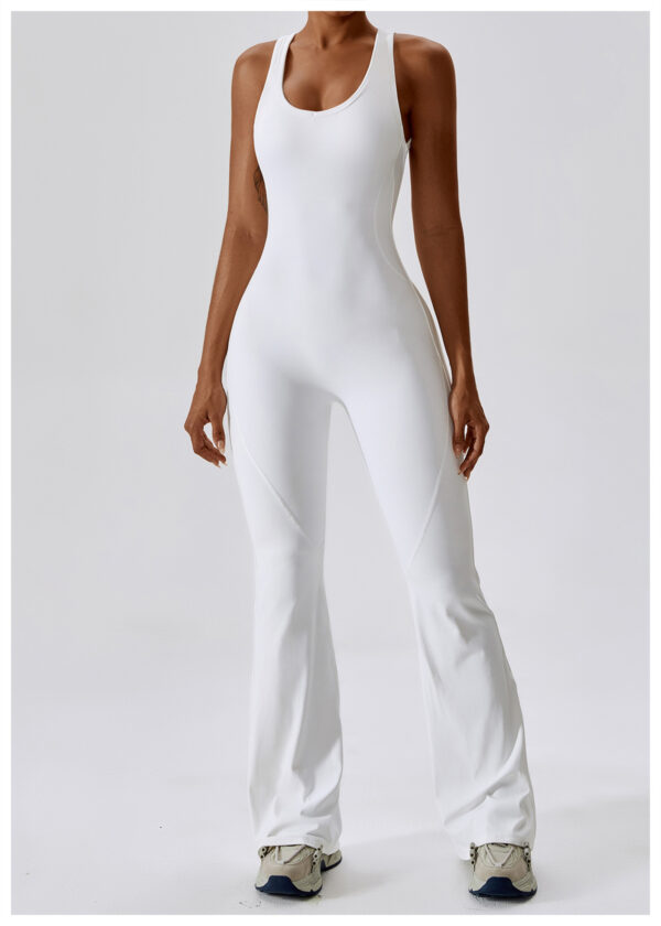 Fluid Motion: Quick Drying Yoga Jumpsuit-Aston Sienna