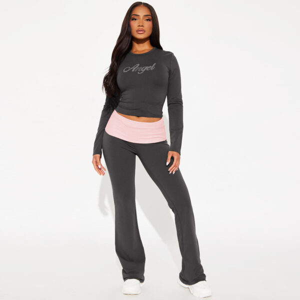 Shine Bright in This Rhinestone Two-Piece Set