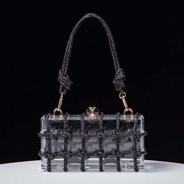 Chic and Practical: Transparent Storage Box Square Bag