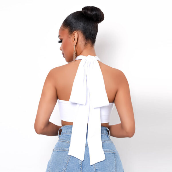Turn Heads with This Criss Cross Halter Vest