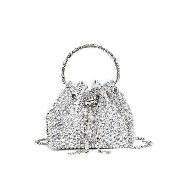 Shine Bright with Our Rhinestone Premium Dinner Handbag