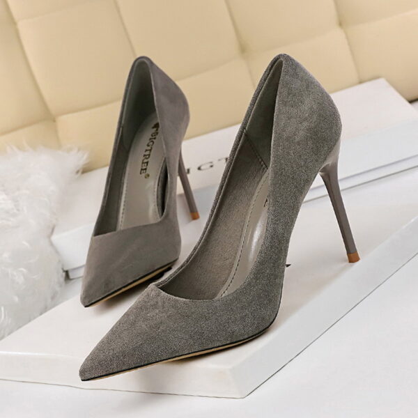 Step Out in Elegance with Our Suede Stiletto Heels