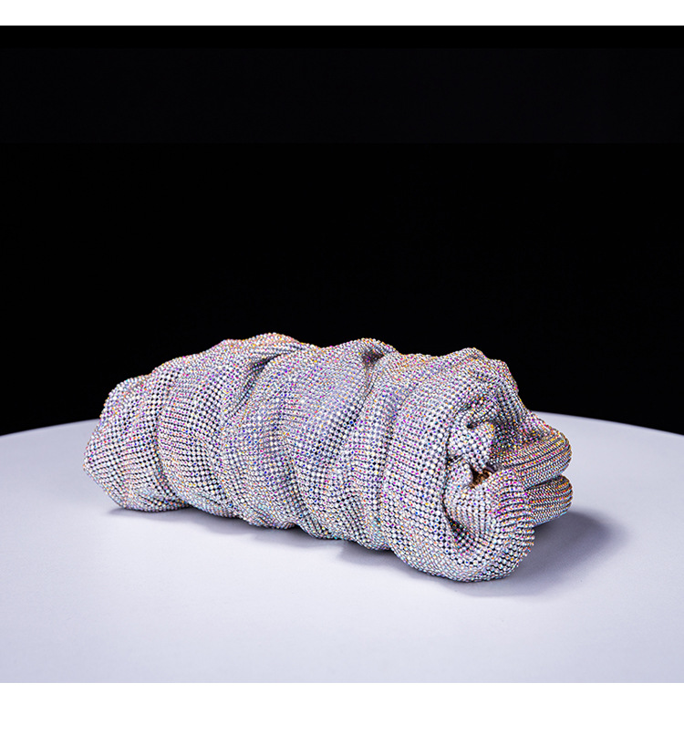 Glamorous Sparkle: The Rhinestone Cloud Clutch - Image 2