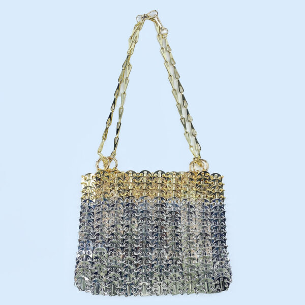 Shine Bright: The Silver Metal Sheet Dual-Use Bag - Image 8