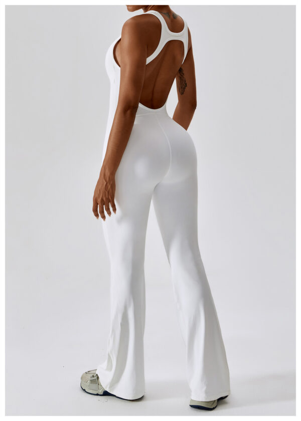 Fluid Motion: Quick Drying Yoga Jumpsuit-Aston Sienna
