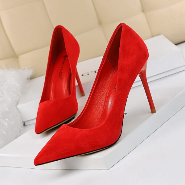 Step Out in Elegance with Our Suede Stiletto Heels