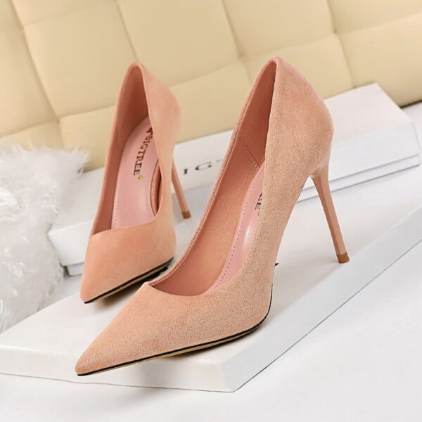 Step Out in Elegance with Our Suede Stiletto Heels