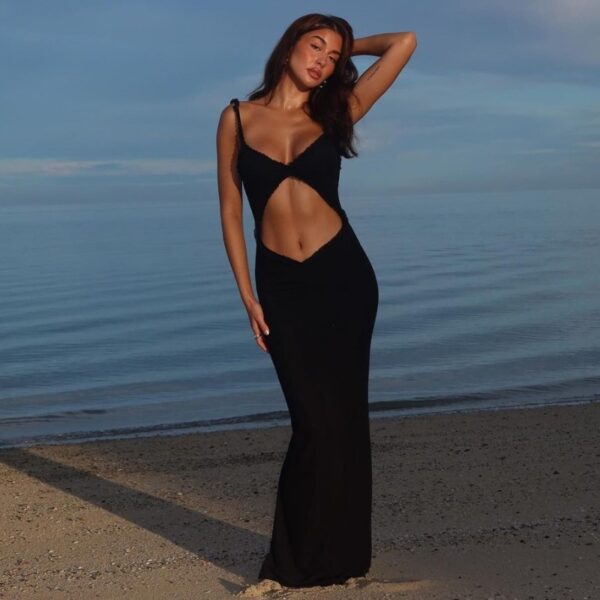 Aston Sienna Summer Suspender Jumpsuit Maxi Dress