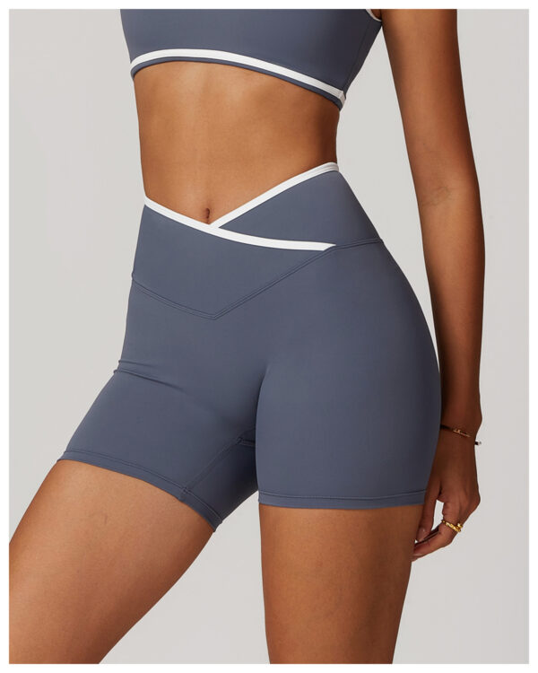 CrossFit Peach: High Waist Yoga Shorts-Aston Sienna