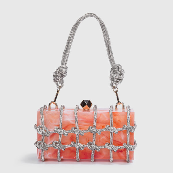 Chic and Practical: Transparent Storage Box Square Bag