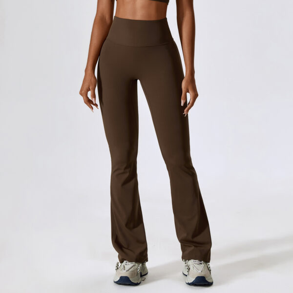 Chic Comfort: High Waist Hip Lifting Yoga Bell Bottom Pants-AstonSienna