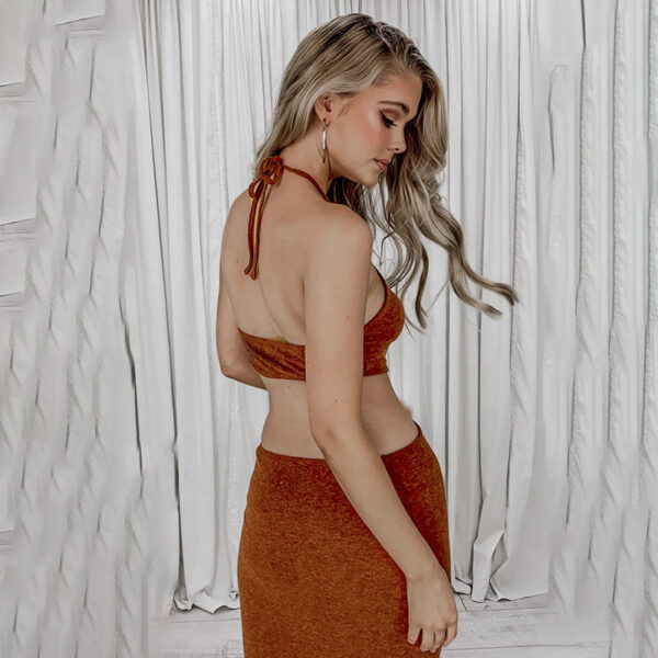 Sexy Halter Backless Cutout Dress – Perfect for Summer Vacation