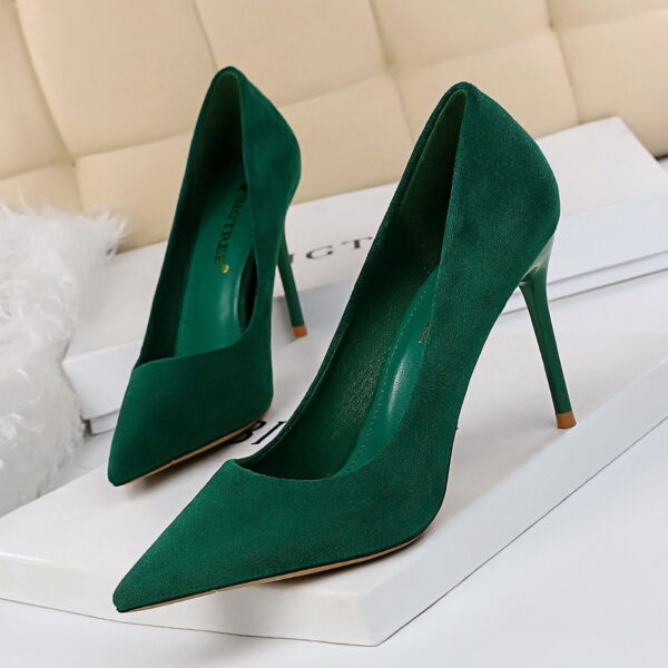 Step Out in Elegance with Our Suede Stiletto Heels