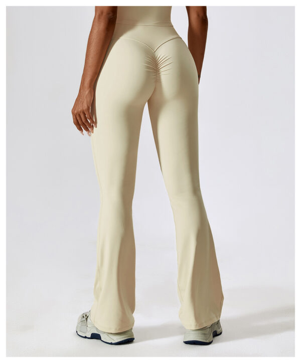 Chic Comfort: High Waist Hip Lifting Yoga Bell Bottom Pants-AstonSienna