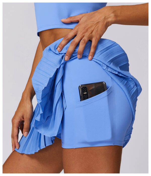 Effortless Elegance: Casual Pleated Sports Skirt-Aston Sienna