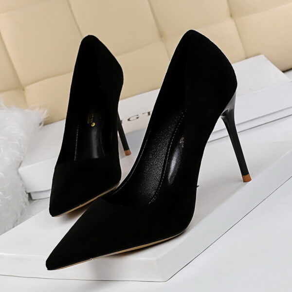 Step Out in Elegance with Our Suede Stiletto Heels