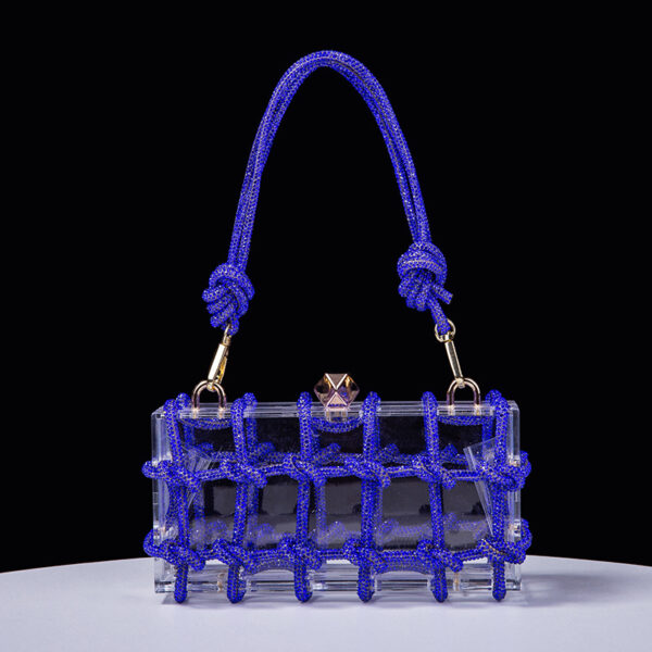 Chic and Practical: Transparent Storage Box Square Bag