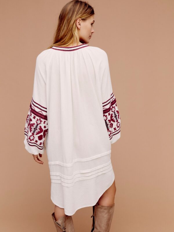 Bohemian Elegance: ASTON SIENNA Loose Cardigan Dress