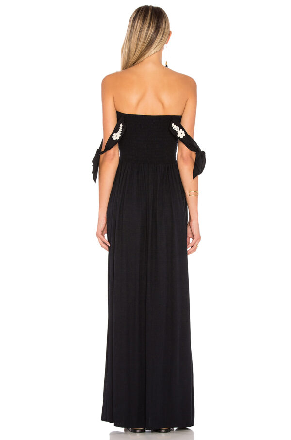 Bohemian Chic: Summer Vacation Embroidered Long Dress