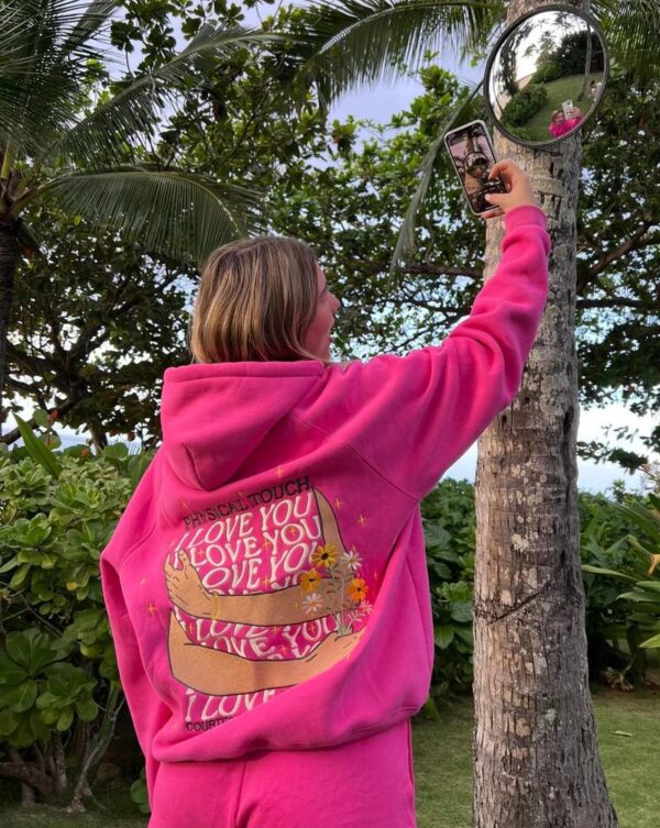 Cozy Vibes: ASTON SIENNA Solid Color Hooded Sweatshirt for Fall