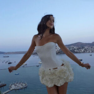 Floral Corset and Skirt Set: Spring Sensation