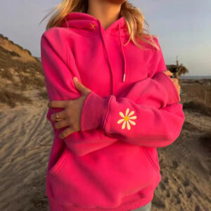 Cozy Vibes: ASTON SIENNA Solid Color Hooded Sweatshirt for Fall