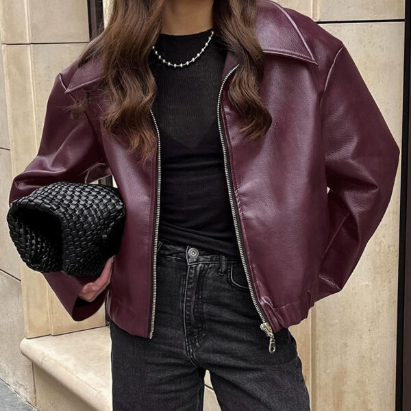 Ultimate Cool: Locomotive Leather Jacket for Autumn and Winter