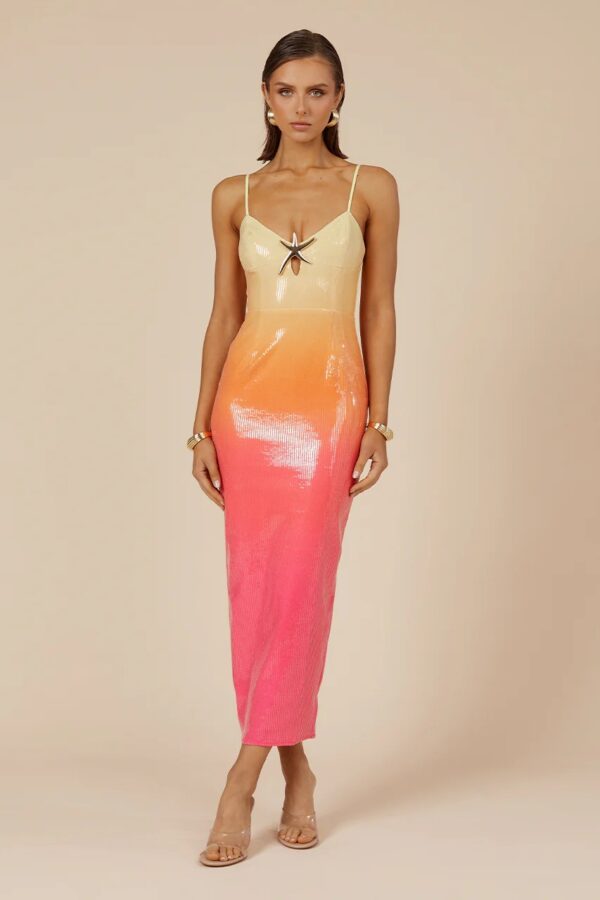 ASTONSIENNA Spring & Summer Glam: Sequined Suspender Dress