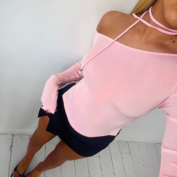 Aston Sienna Elevate Your Wardrobe with This Chic Oblique Shoulder Top