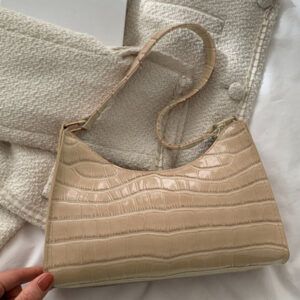 Stone pattern shoulder bag