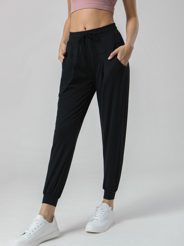 Drawstring waist sweatpants