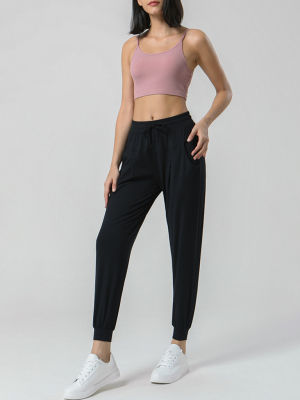 Drawstring waist sweatpants - Image 2