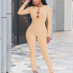 Women's slim fit hip lifting Jumpsuit