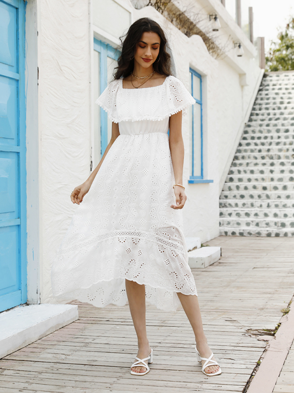 med Off the Shoulder Long Dress