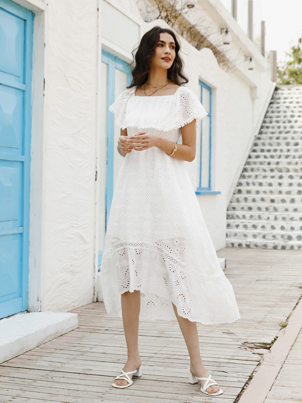 med Off the Shoulder Long Dress - Image 4